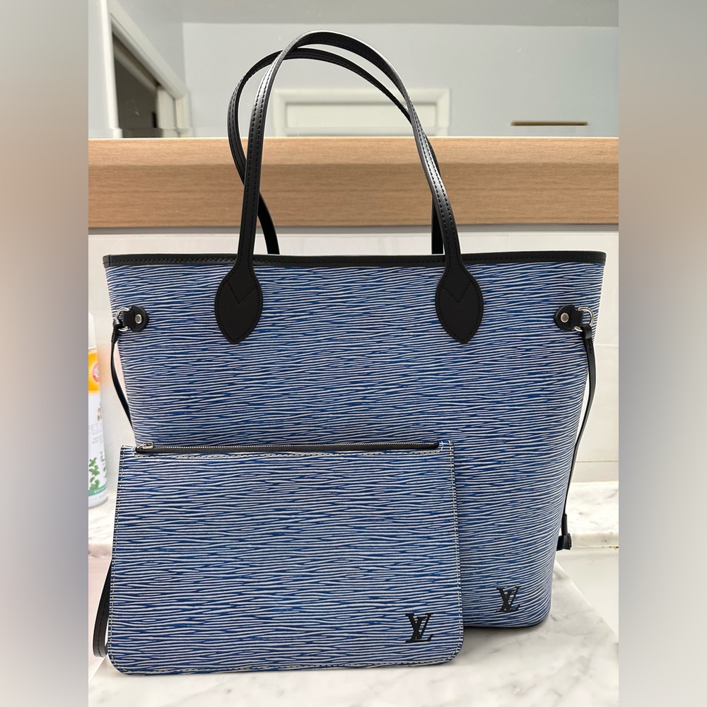 Louis Vuitton Neverfull MM EPI Denim 🦄